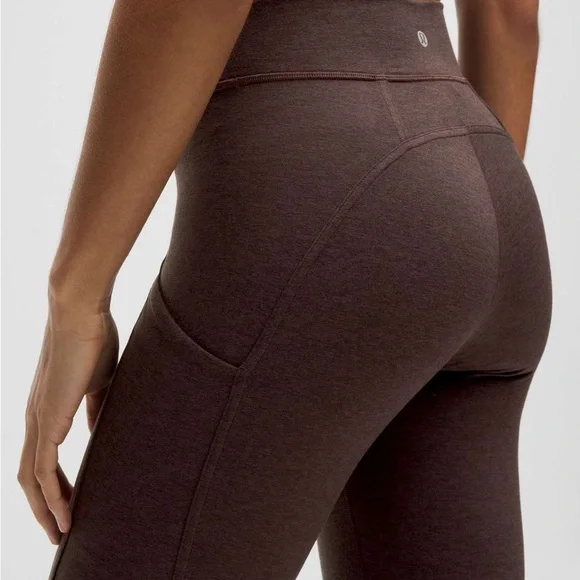 NWOT Lululemon Soft Sueded High-Rise Tight 28" in Dark Espresso / Espresso - Picture 3 of 9